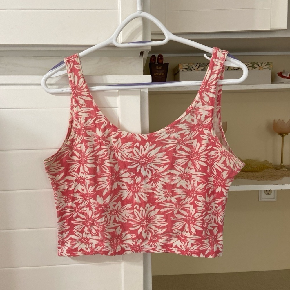 Vintage Floral Crop Top